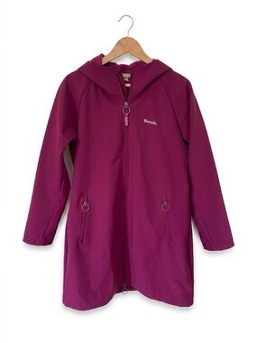 Bench Women’s Long Fleece Lined Spring Fall Trench Coat with Hood Medium